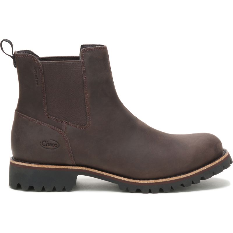 Bottes Chaco Fields Chelsea Imperméables Homme Marron Foncé | 570496-SYE