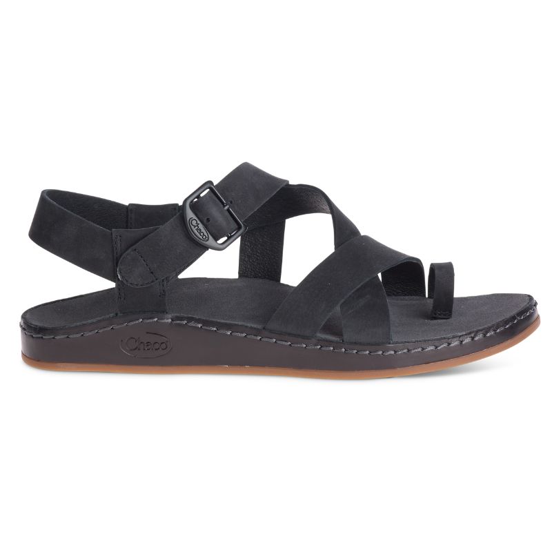 Sandales Chaco Wayfarer Loop Femme Noir | 457092-CMP