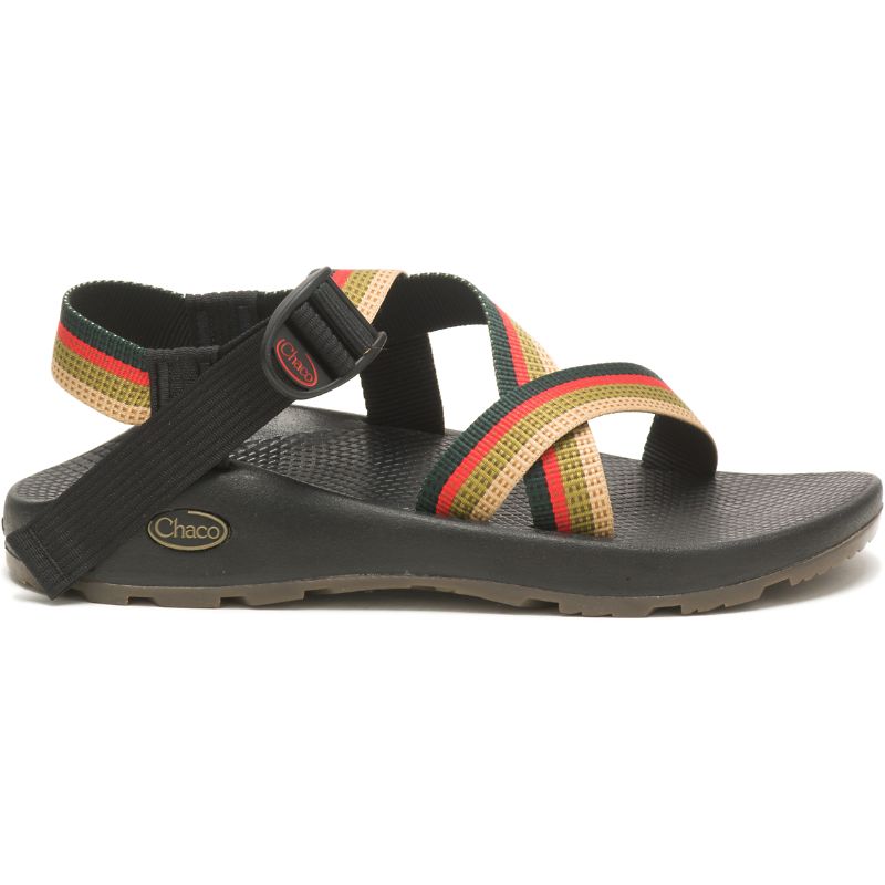 Sandales Chaco Z/1® Classiche Larges Largeur Homme Rouge Vert | 314295-PIJ