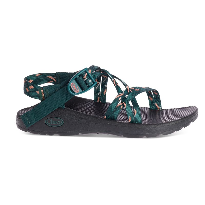 Sandales Chaco Z/Cloud X Femme Vert Foncé | 593176-LNI