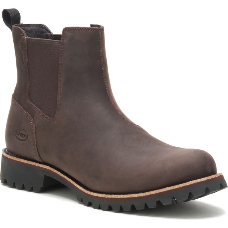 Bottes Chaco Fields Chelsea Imperméables Homme Marron Foncé | 570496-SYE