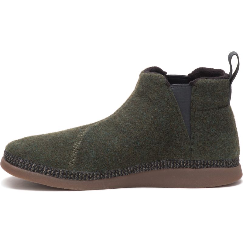 Bottes Chaco Revel Chelsea Homme Vert | 631094-DUA