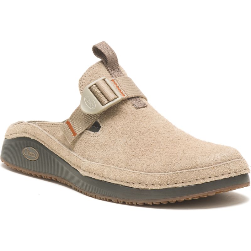 Chaussures Chaco Paonia Clog Homme Beige | 784562-GSJ