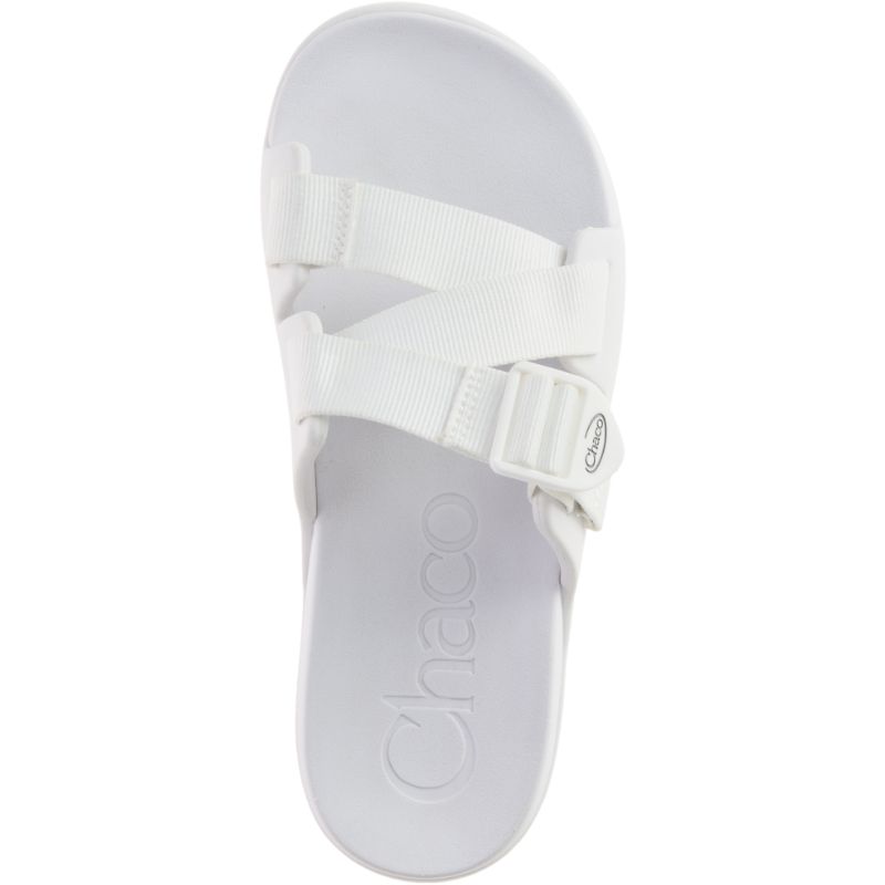 Claquette Chaco Chillos Femme Blanche | 915068-YEG