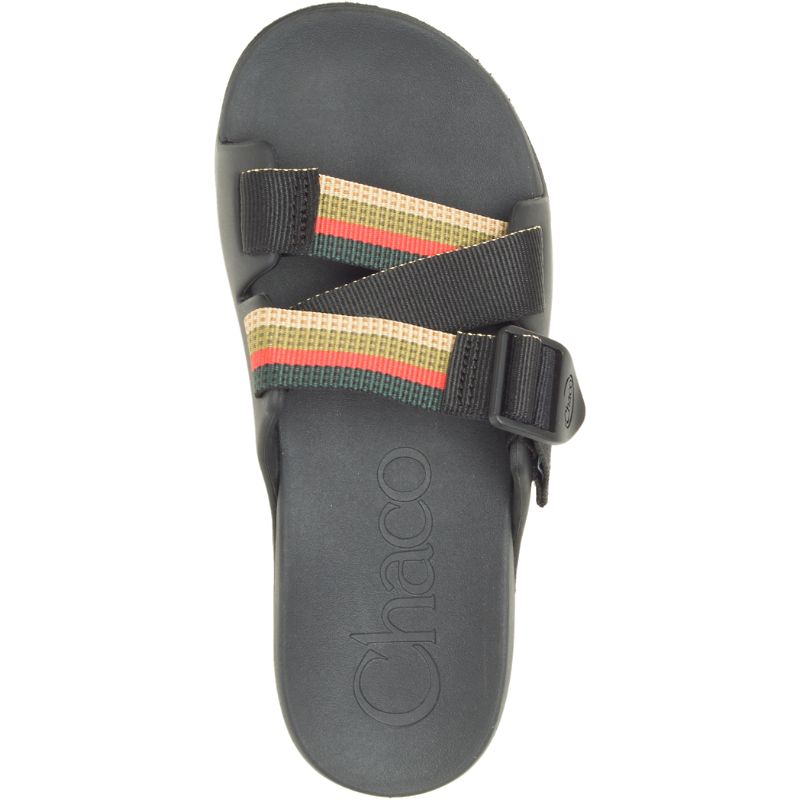 Claquette Chaco Chillos Femme Rouge Vert | 461793-ZXK