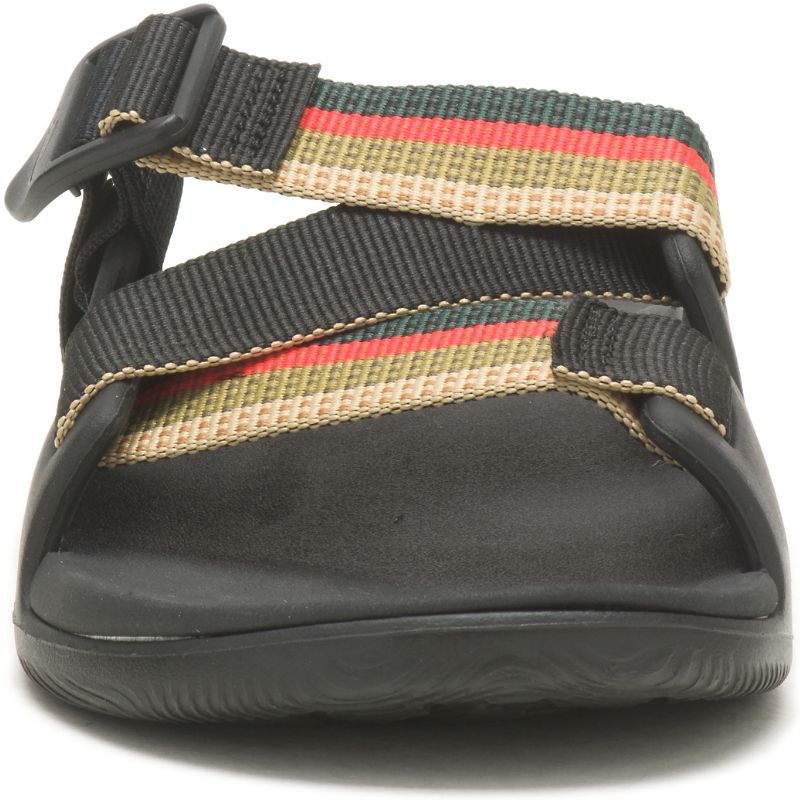 Claquette Chaco Chillos Femme Rouge Vert | 461793-ZXK