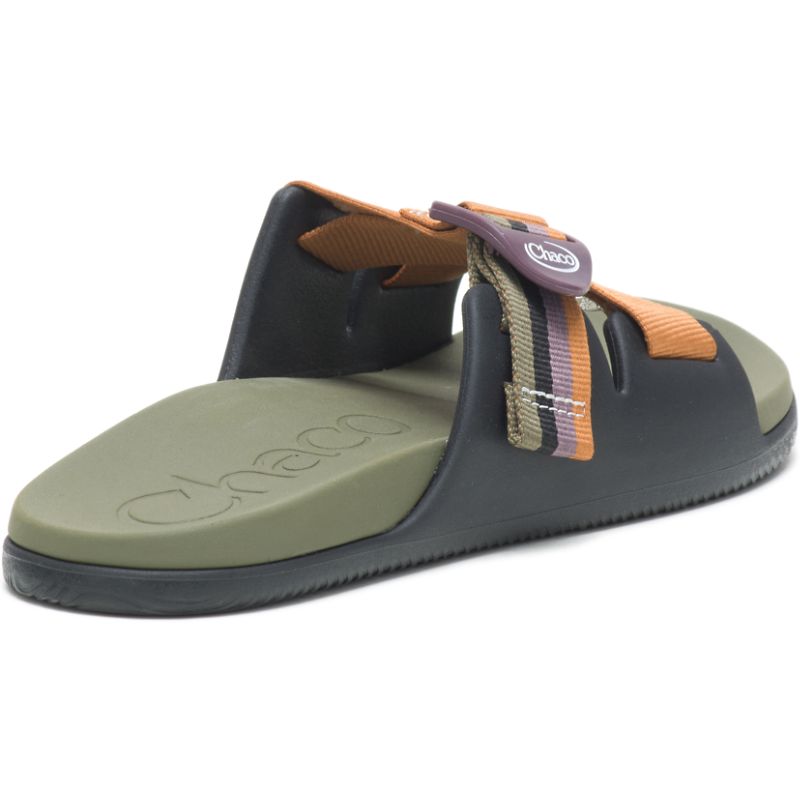 Claquette Chaco Chillos Femme Vert Olive | 853296-JSW