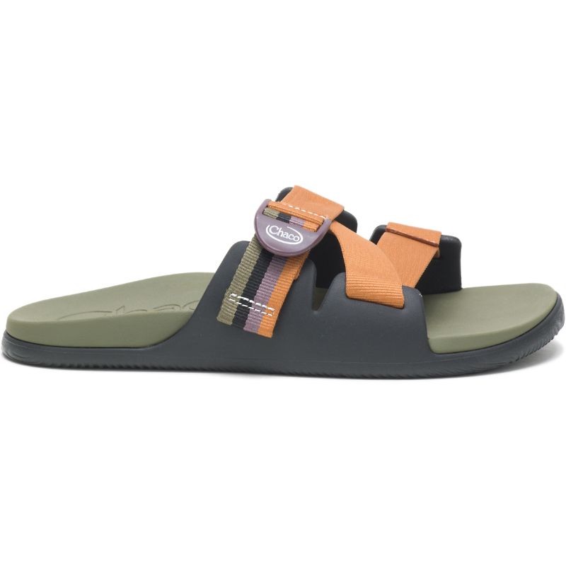 Claquette Chaco Chillos Femme Vert Olive | 853296-JSW