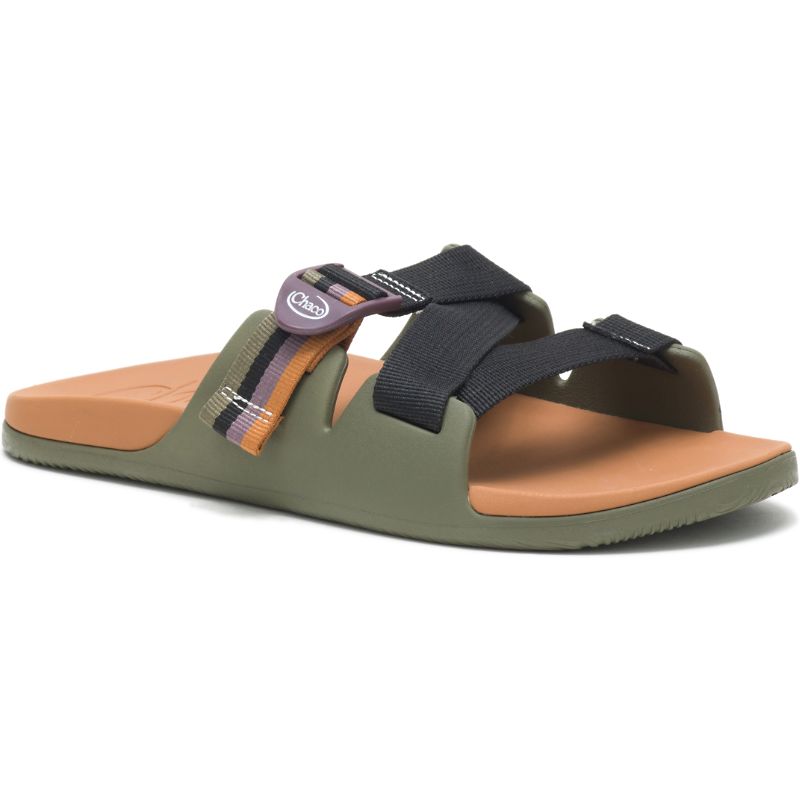 Claquette Chaco Chillos Homme Vert | 805346-ANQ