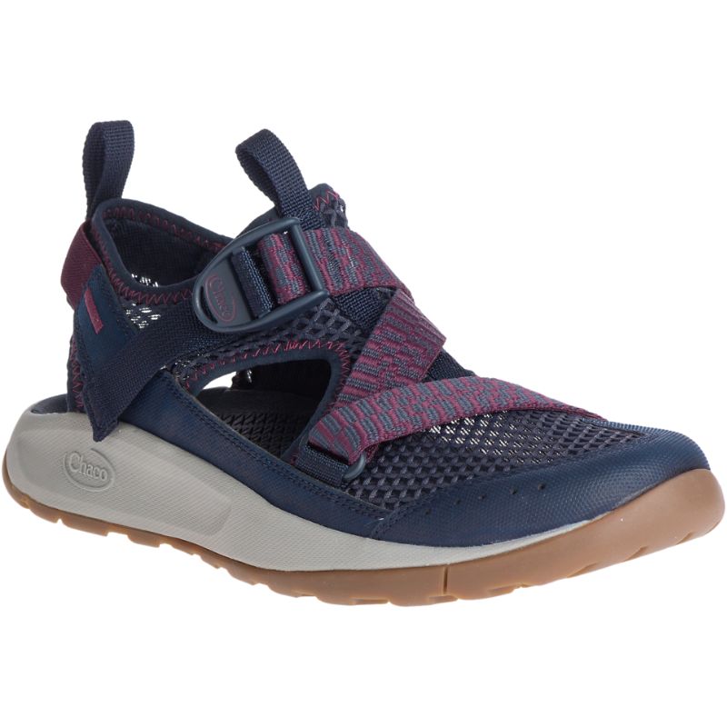 Sandales Chaco Odyssey Femme Bleu Marine Rouge | 563784-OMF