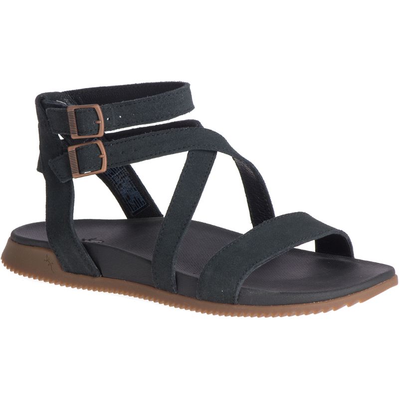 Sandales Chaco Rose Femme Noir | 548397-WZH