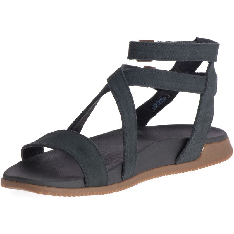 Sandales Chaco Rose Femme Noir | 548397-WZH