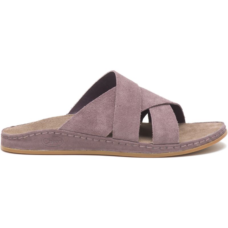 Sandales Chaco Wayfarer Claquette Daim Femme Violette | 710859-ZOE