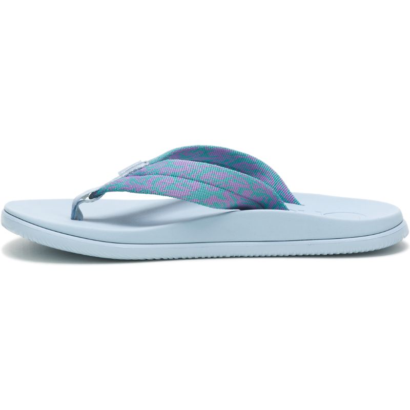 Tong Chaco Chillos Femme Turquoise | 742359-RET